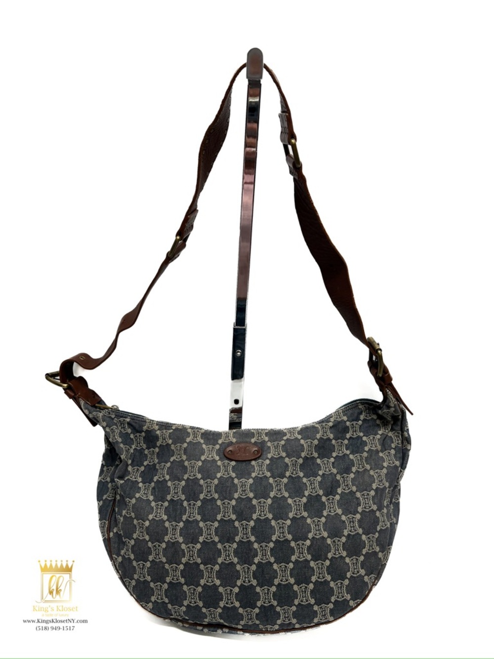 Celine crossbody denim bag